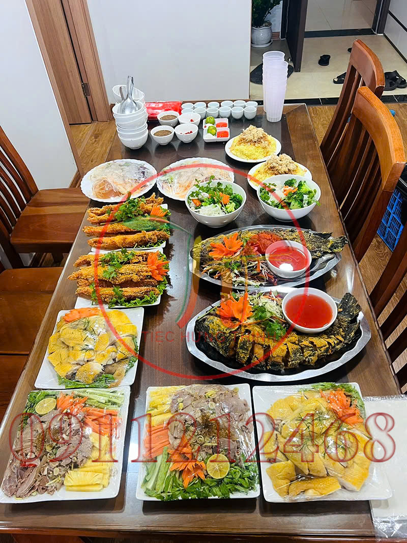 nấu tiệc tại nhà ở thanh xuân