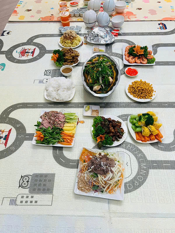 nấu cỗ noel ở cầu giấy