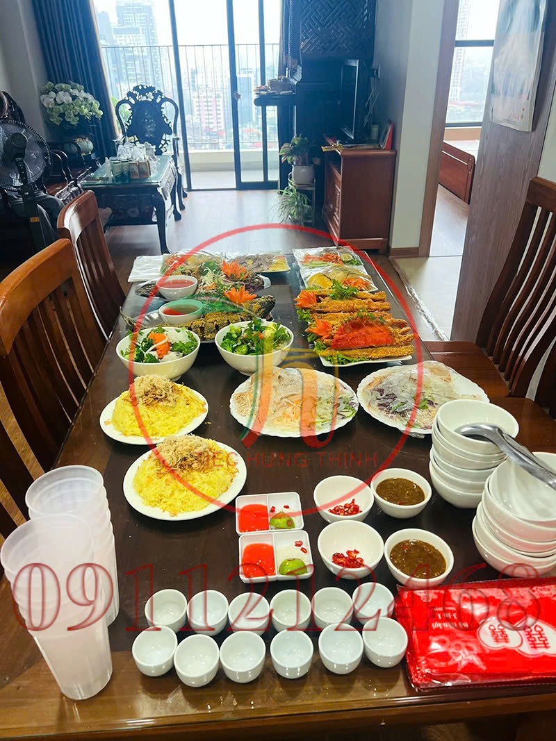 nấu cỗ noel ở hai bà trưng