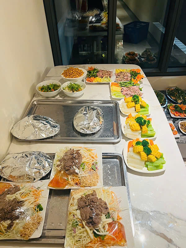 nấu cỗ noel ở ba đình