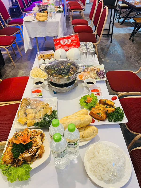 nấu cỗ ngỗng ở hà đông