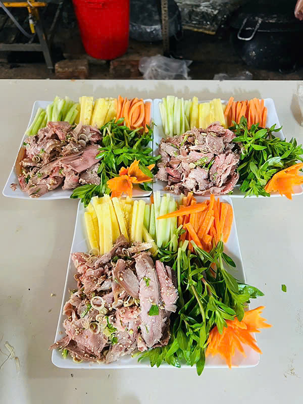 nấu tiệc buffet ở hà đông