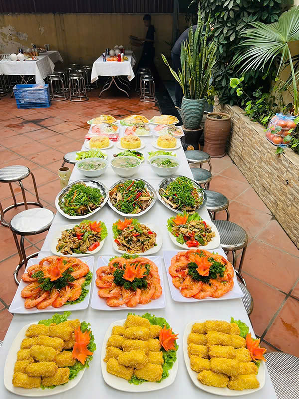 nấu cỗ giỗ ở tây hồ