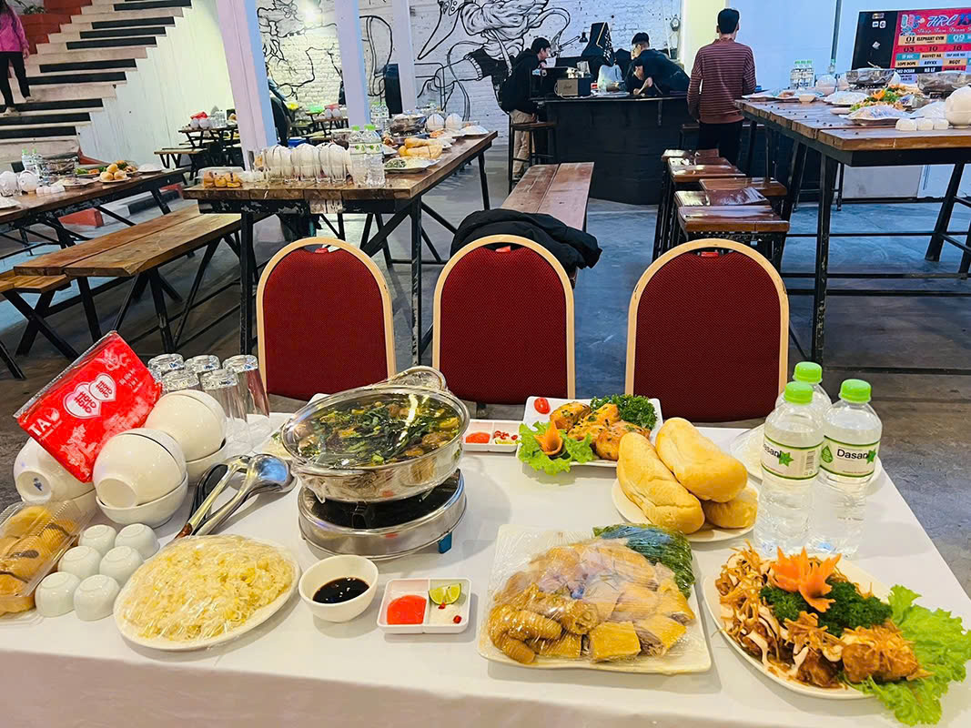 nấu cỗ noel ở hà đông