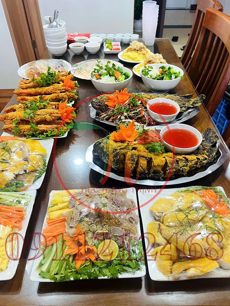 nấu cỗ ăn hỏi ở hà đông