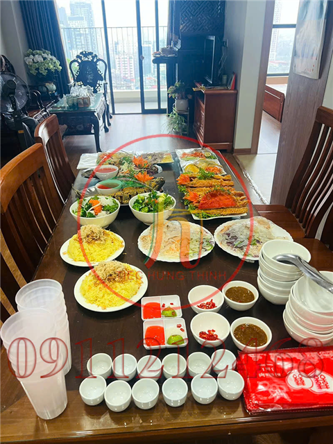 Ảnh nấu cỗ ở hà đông đặt cỗ ở hà đông