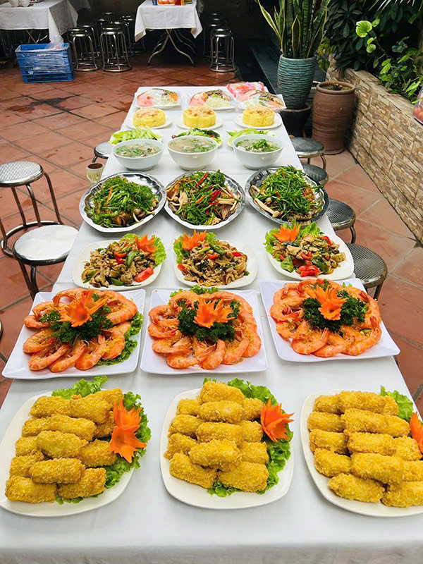 nấu cỗ 8/3 ở Thạch Thất