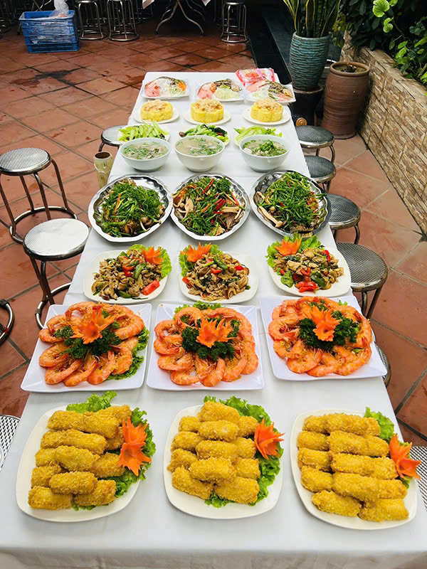 nấu cỗ 8/3 ở Nam Từ Liêm