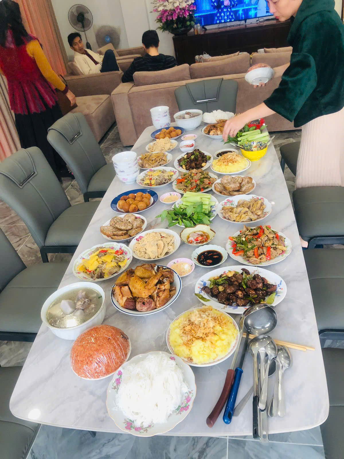 nấu cỗ cưới ở gia lâm