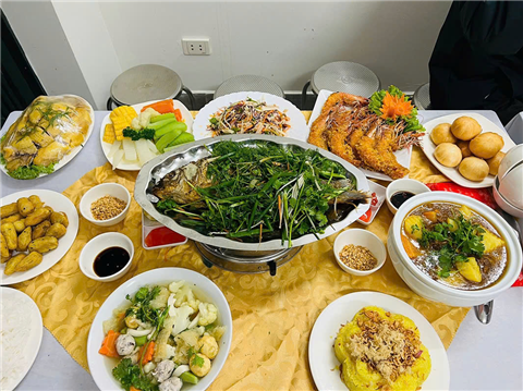 Ảnh nấu cỗ ở Ba Vì đặt cỗ ở Ba Vì