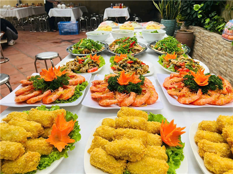 Ảnh buffet tại chỗ ở Thạch Thất